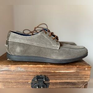 Cole Haan Nike Air Gray Suede Boat Shoes